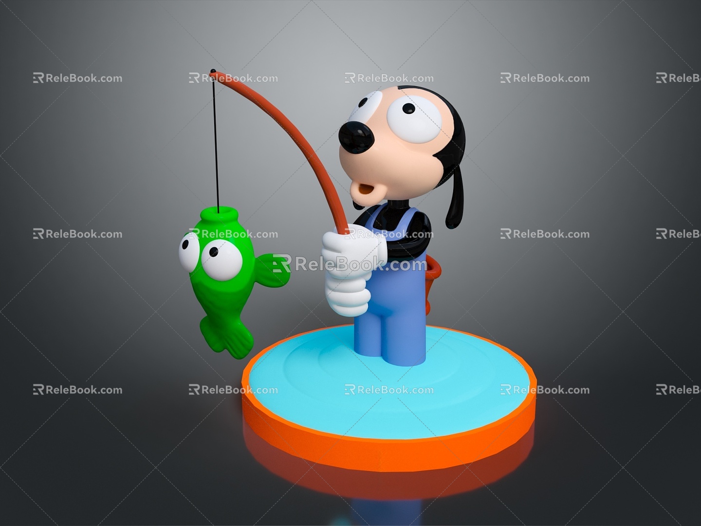 Modern Toy Dog Toy Toy Dog Cartoon Dog 3d model