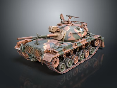 Modern Tank Light Tank Light Armor 3d model