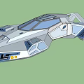 Futuristic Sci Fi Inspired Car With Streamlined Body Transparent Cockpit And Unique Design