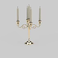 Elegant Golden Table Lamp With Decorative Curved Base And Classic Design