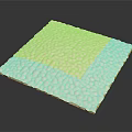 White Textured Square Panel With Decorative Surface For Interior Design