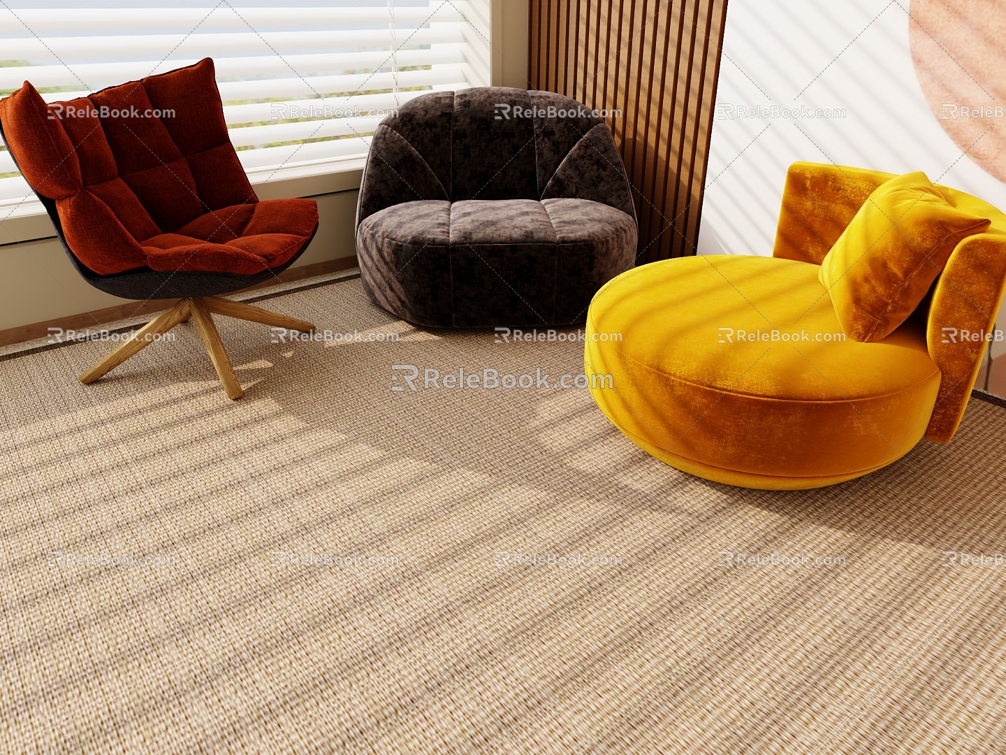 single sofa sofa chair 3d model