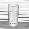 White Daily use Appliance with Sleek Design and Control Buttons on Marble Surface