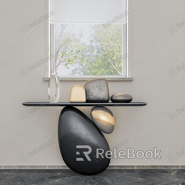 Modern End View Desk Personalized End View Desk model