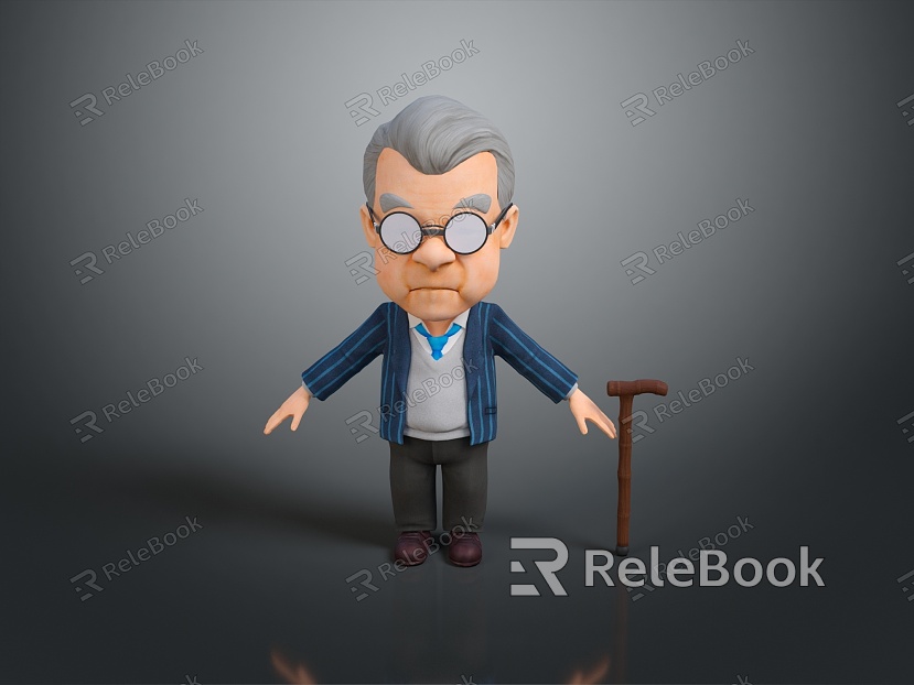 Old Man Old Man Grandpa Grandpa Chinese Old Man Asian Old Man Oriental Old Man Old Man Old Man model