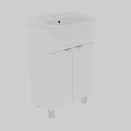 White Modern Dresser With Sleek Design And Functional Storage Drawers