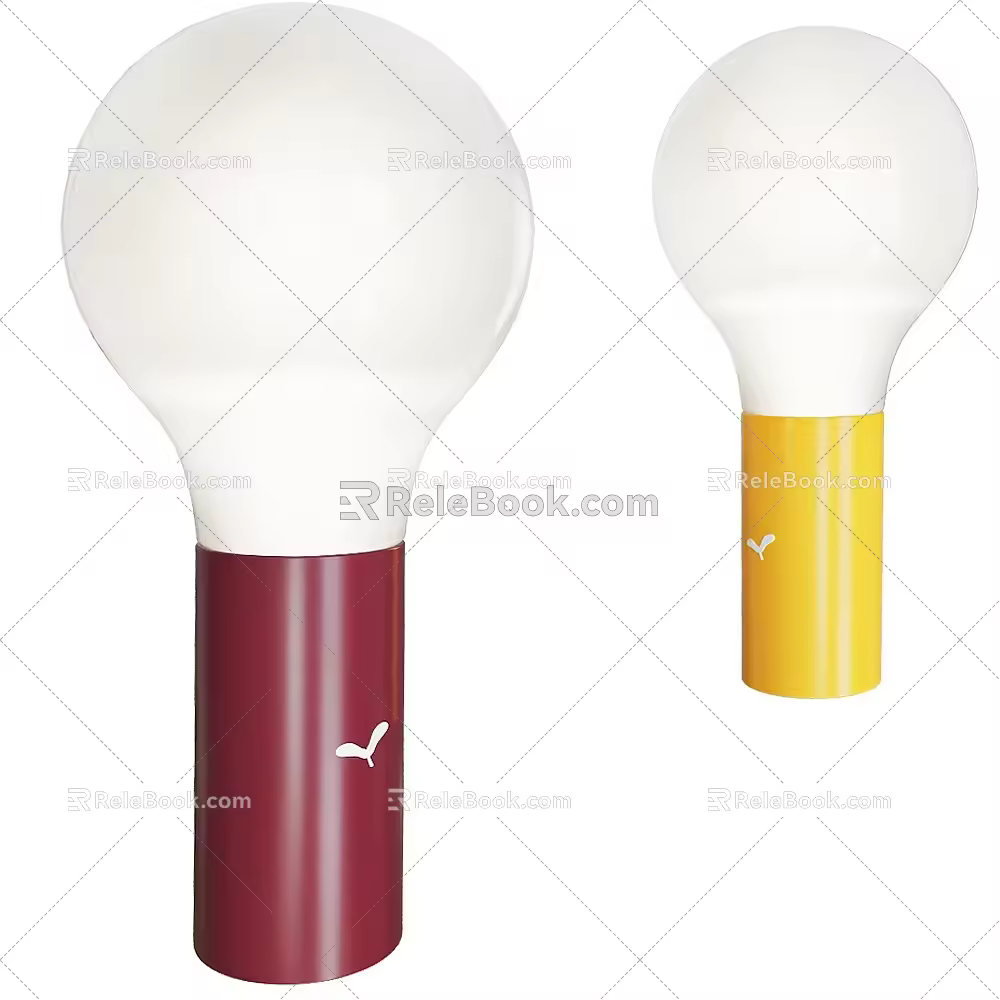 decorative table lamp 3d model