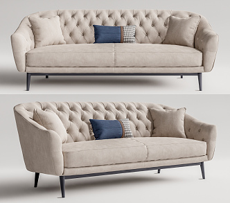 Jane's double sofa 3d model