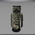 Camouflage Pattern Backpack For Daily Use With Comfortable Straps And Durable Design