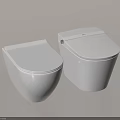 Two Modern White Toilets With Sleek Design And Contemporary Style