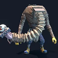 Joker Monster Warcraft Game Figure Alien Game Character Demon 3d model