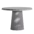 Modern Home Tea Table And Chairs With Wooden Top And Metal Base Design