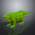 Lizard Anime Lizard Chameleon Cartoon Lizard Reptile Cold Blooded Animal Reptile Class 3d model