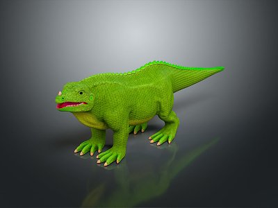 Lizard Anime Lizard Chameleon Cartoon Lizard Reptile Cold Blooded Animal Reptile Class 3d model