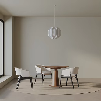 Modern table combination 3d model