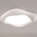 Cloud Shaped Bright Ceiling Lights in Beige Orange and White Colors 3d model