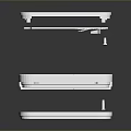 Foldable White Laptop with Multi Part Stand Structure in Modern Design