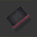 Gray Conveyor Box With Red Stripes And Partial Open Structure