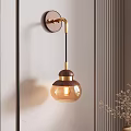 Middle style wall lamp 3d model