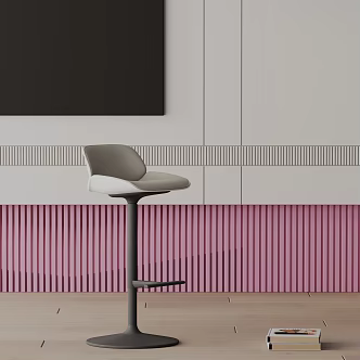 Modern Bar Chair 3d model