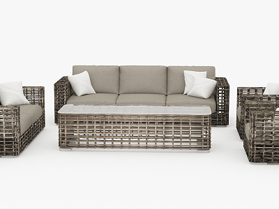 Modern outdoor sofa model