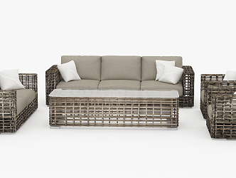 Modern outdoor sofa 3d model