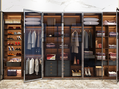 modern wardrobe of wardrobe model