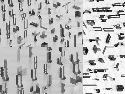 Assorted Hardware Tools with Various Shapes Sizes Types and Applications for Projects 3d model