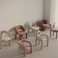 Modern Design Comfortable Children's Chairs In Various Soft Colors And Styles For Kids Room