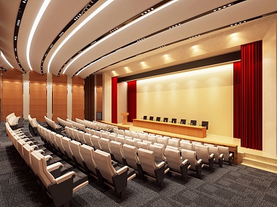 General Hall Conference Hall 3d model