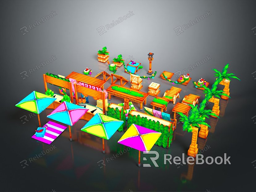 Game Environment Game Scene Fairy Tale Scene Fairy Tale Magic Scene Magic Item Fantasy Scene model