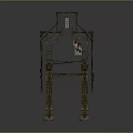 Modern Decorative Furniture With Metal Frame And Multi Layer Intricate Structure Design