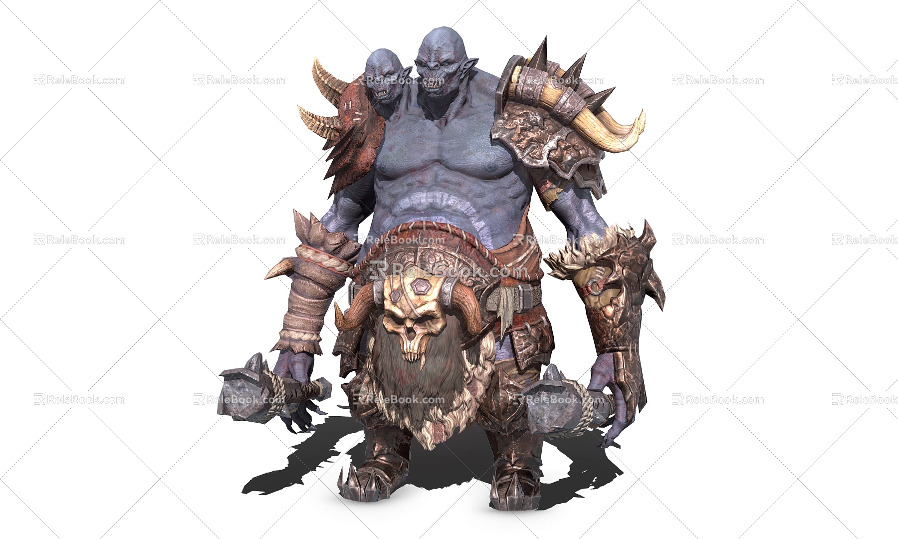 Modern Orc Monster Mutant Creature Monster Warrior Game Character Movie Character 3d model