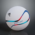 Adidas Official Soccer Ball With Project Locked Text And Colorful Stripes
