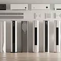 Air Conditioner Fans Modern Design With Multiple Styles Wall Mounted And Floor Standing Units 3d model