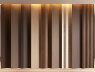 Wooden grid Great wall board 3d model