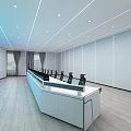 Monitoring center Monitoring console Control center 3d model