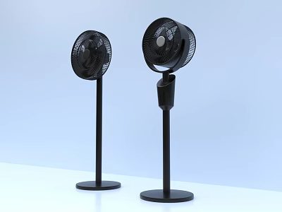 fan electric fan desktop electric fan floor fan 3d model