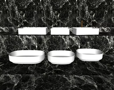 Modern wash basin wash basin 3d model