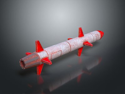 Bomb Missile Airborne Missile Shipborne Missile Cruise Missile High Altitude Bomb Guided Weapon Cruise Weapon 3d model