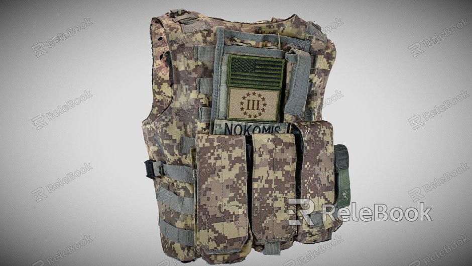 US Military Tactical Vest model