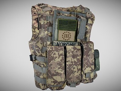 US Military Tactical Vest model