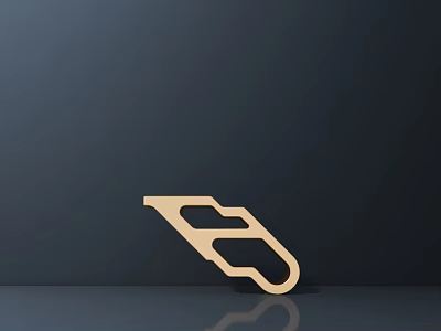 Golden Metal Commercial Equipment Part With Sleek Design And Reflective Surface On Dark Background 3d model