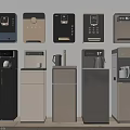 Modern Drink Dispensers With Wall Mounted And Floor Standing Styles In Various Colors