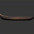 Traditional Handcrafted Wooden Boat With Brown Finish And Seats For Water Transport