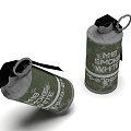 Modern Smoke Bomb 3d model