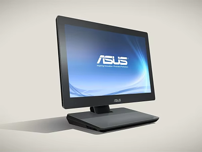 ASUS Modern Computer Monitor With Sleek Design And High Resolution 3d model