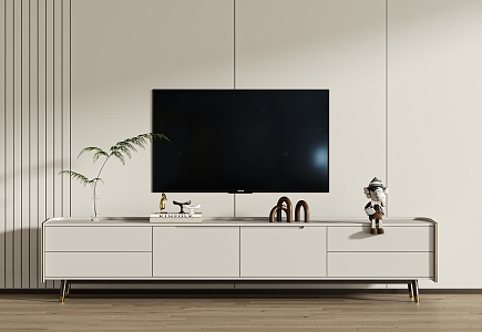 Modern Minotti TV Cabinet 3d model