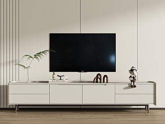 Modern Minotti TV Cabinet 3d model