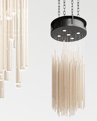 Modern chandelier crystal chandelier 3d model